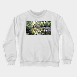 Creek Scenery Landscape Photograph of Beautiful Indian Creek Crewneck Sweatshirt